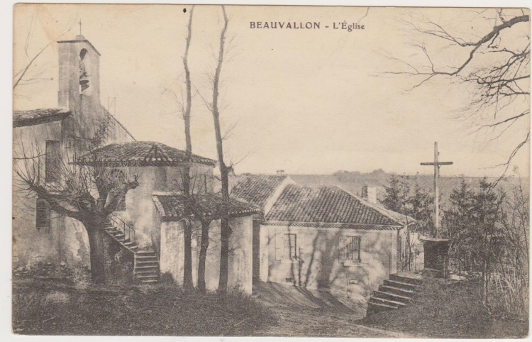 Beauvallon historique : L'Eglise Beauvallon historique : L'Eglise